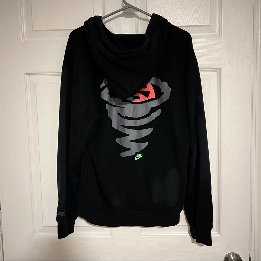 Nike Air Jordan Flight MVP Black Neon Hoodie Size XS - Picture 4 of 4
